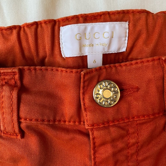 AUTHENTIC Girl’s Gucci Pants Sz 6 - Picture 4 of 5